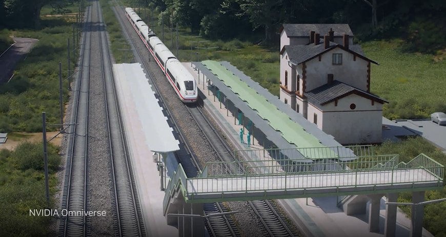 On Track: Digitale Schiene Deutschland Building Digital Twin of Rail Network in NVIDIA Omniverse